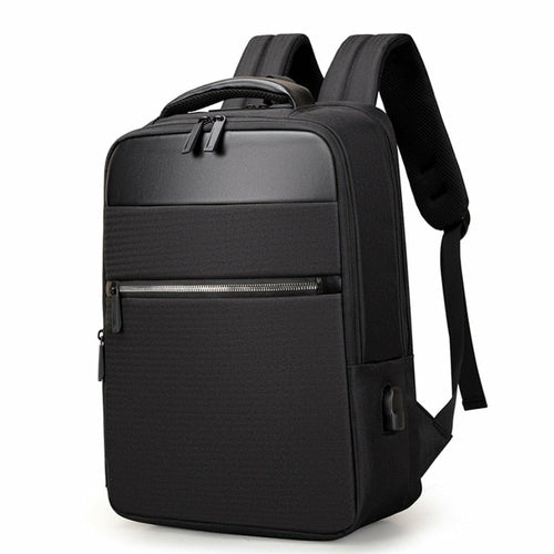 Mens Multifunction Waterproof Backpacks Large Capacity USB Charging