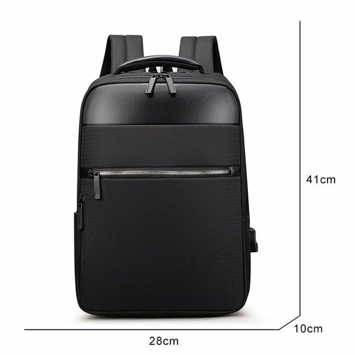 Mens Multifunction Waterproof Backpacks Large Capacity USB Charging